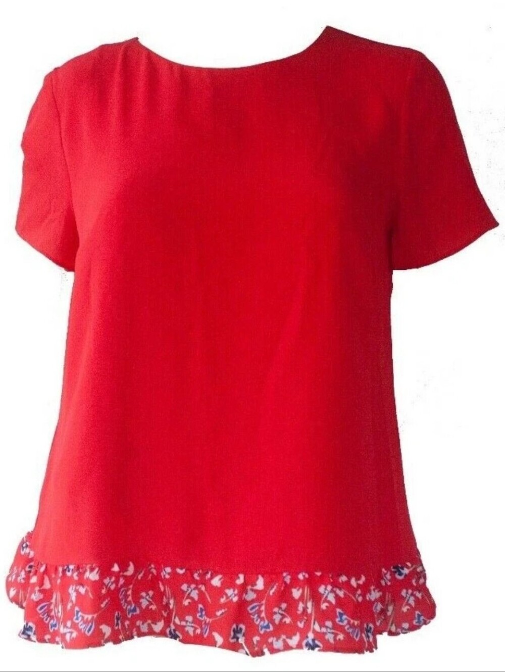 The Limited Ruffle-Hem Blouse